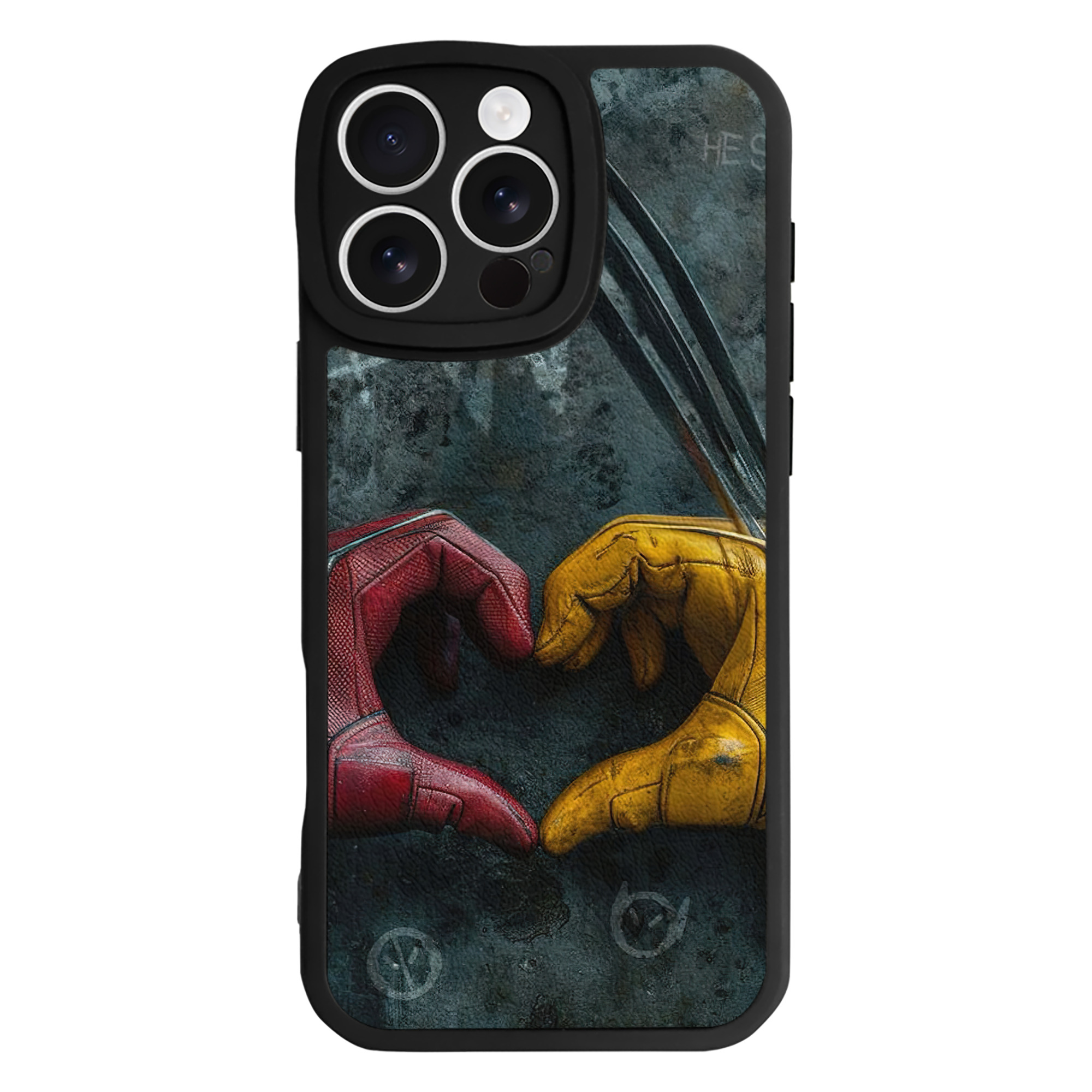 （画像用） Deadpool デッドプール 【iPhone 16シリーズ対応】シリコンスマホケース（レザー調） 材質：シリコン